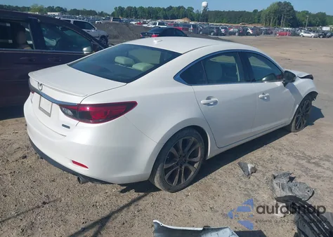 2016 Mazda Mazda6 I Grand Touring из США, поврежденный, VIN JM1GJ1W52G1451536